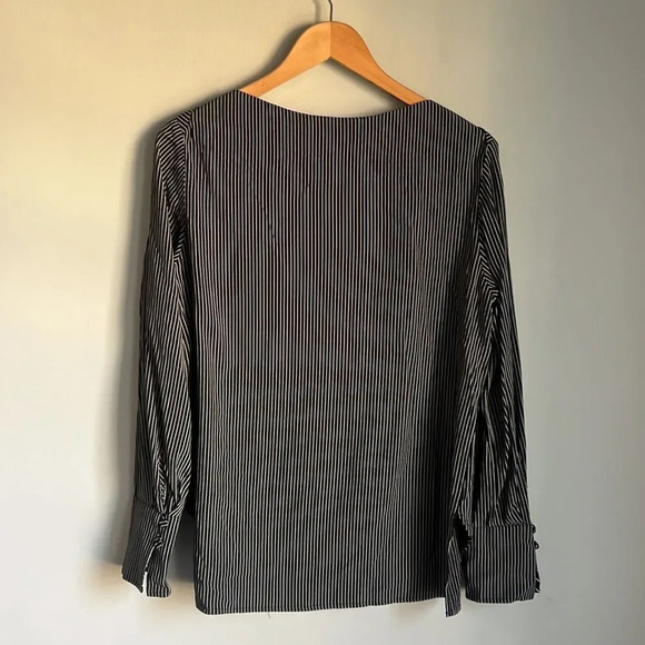 M.M Lafleur Rampling Top, Navy/White Stripe - Picture 4 of 12